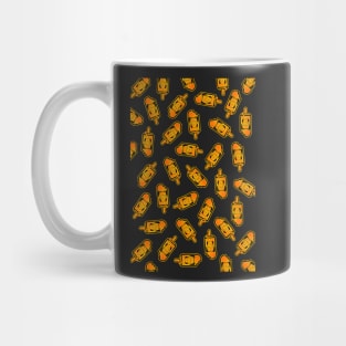 Screamsicle (pattern) (black) Mug